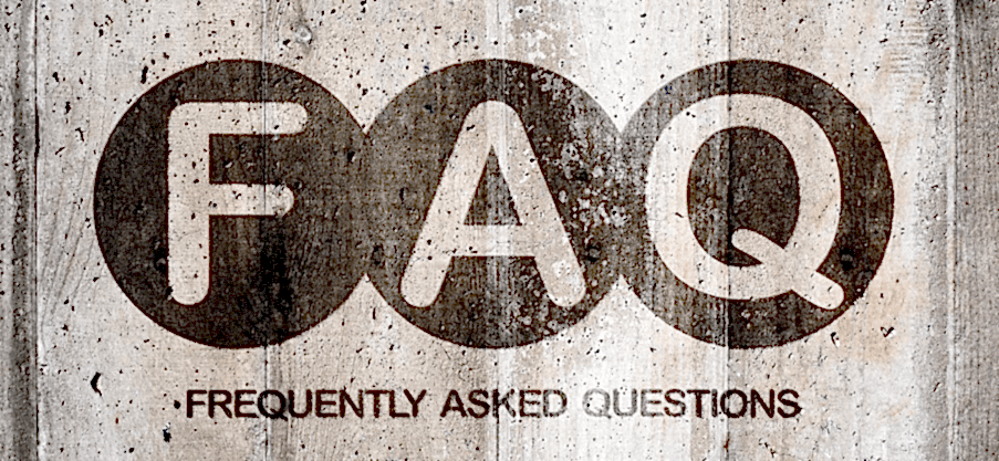 FAQ sign